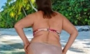 Busty Granny in Bikini
