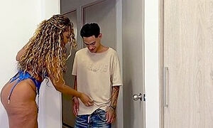 I End This Call So You Can Fuck Me!! Latina Ebony Fucks Her Spy Stepbrother - Carla Morelli