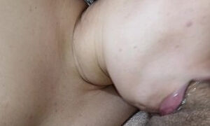 first blowjob of the day warming up the my big mouth as I slide my wet lips into in dick????????????????????????