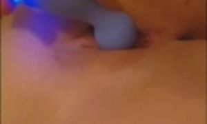 Horny sexy milf solo with new toy squirts