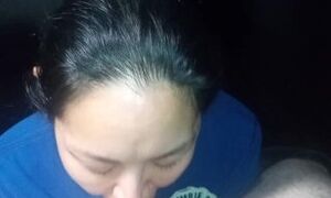 Asian milf ginnie getting oral creampie part 2
