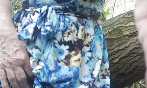 Blue summer dress