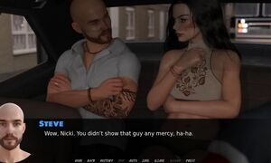 Exciting games: married couple doing naughty sexy things in the taxi, pussy fingering, handjob and cumshot ep 24