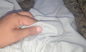 College Boy Cum While Roommate Being Fucked In The Other Room