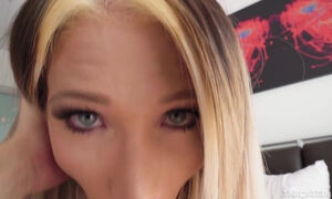 The deepthroat freak Ava Stone is getting really deep with her mouth