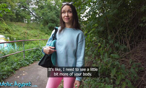 Public Agent - Fitness MILF public blowjob outdoor sex Kristina Grace hard fast POV fuck
