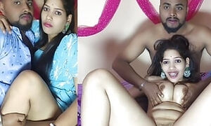 sexy Desi housewife enjoyed hardcore Sex with her husband's best friend. Desi indian hot couple sex