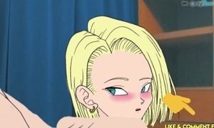 'ANDROID 18 - DRAGON BALL Z 2D Real Anime C18 #7 Big Japanese Ass Booty MILF Cosplay Hentai SUPER DBZ'