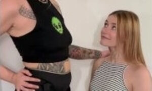 Lesdom Pussy Gag And Strapon Sucking With Princess Rae And MistressMercyxox