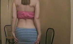 Saggy Boobed GILF in Stockings