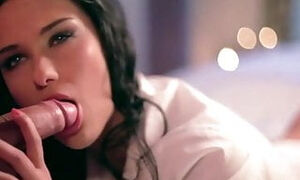 Bedtime Blowjob Eases His Tension And Feels Arouse