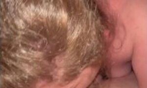 Slutty wife sucks and swallows hard