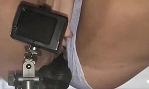 Wife misses a bbc , and plays with what she has Karina and Lucas