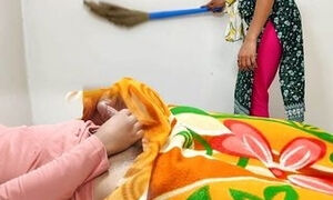 Owner cleaning Komal&#039;s maid lured and fucked