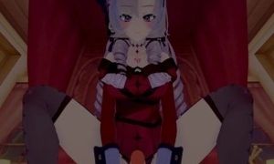 Hyakumantenbara Salome and I have intense sex in the bedroom. - Nijisanji VTuber POV Hentai