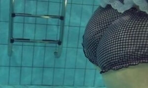 Duna Bultihalo underwater naked babe