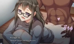 FUCKING THE BUSTY NERD WHILE SHE CALLS HER BOYFRIEND