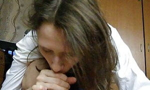 Brunette Wife Blowjob