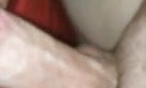 Entering my wife's soaking wet pussy