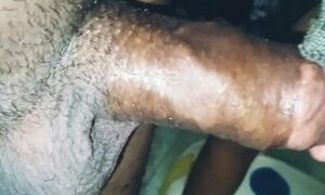 Cute desi srilankan girl sucks a big cock and swallow hot cum after the party