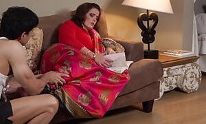 Pregnant Desi Mom fucked in ass and pussy by the servant