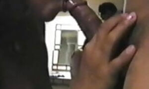 Mature Latina blows some dude