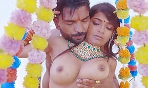 Slim bhabhi enjoyed her first Suhagrat night and fucked hard