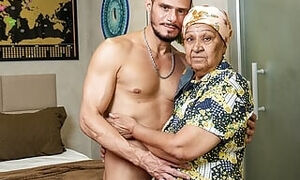 real 72 Years old bbw mom rough anal fucked