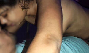 Village bhabhi Padmini late night riding on her husband's dick
