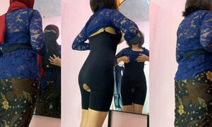 Fitting Hijab Kebaya Dress With Thai Maid