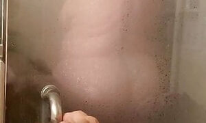 Open shower door