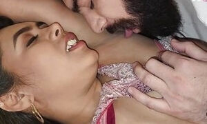 Beautiful Indian StepMom convinced Stepson to have sex with her.