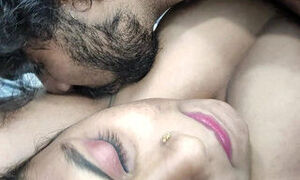 Malayali couple hot romance with boobs suck