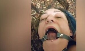 'Open Gag Deep Throat Training '