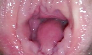 Gaped pinkish snatch