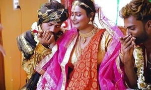 Desi queen BBW Sucharita Full foursome Swayambar hardcore erotic Night Group sex gangbang Full Movie ( Hindi Audio )