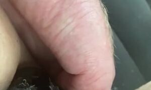 'Quick finger fuck while daddy drives down the road '
