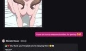 Mamako Oosuki nude gaming session (Okaa-san Online - pinku ai)