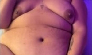 BBW Wife smoking in Missionary