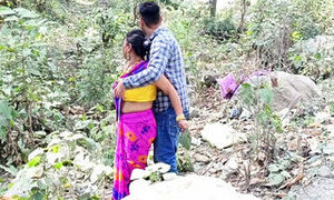 Desi Family Sex , Stepfather Caught His Stepdaughter For Sex From Outside Village