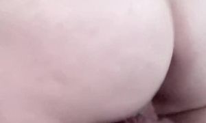 Dirty MILF with a tight pussy gets creampied by big white cock!