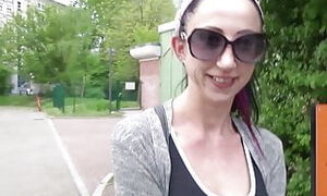 ANOREXIC GERMAN cougar Stella starlet Public poke bi-racial