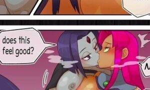 Adult Raven and Starfire fuck
