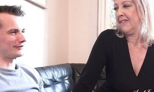 AuntJudysXXX - Mature MILF Maggie Moon Seduces Her Step-Son's Friend