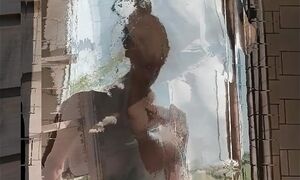 Nicole DuPapillon UK's Longest Labia  - Peeping Tom Shower Fun