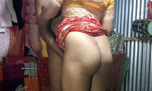 Hot aunty doggy style sex