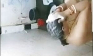 INDIAN HOUSEWIFE BATHING AND RECORDING