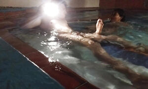 I hit my buddy's old lady in the pool