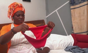 Ebony BBW Found Out That Her Brother-in-law Was Sniffing Her Panties & fulfilled His Sexual Fantasies