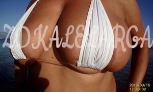 Phat breasts in swimsuit part ﻿2